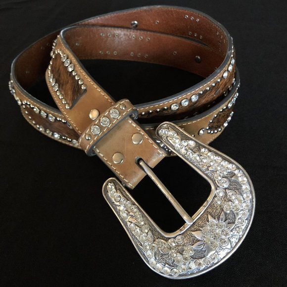 Nocona Real Fur Western Belt Size XL - Picture 3 of 13